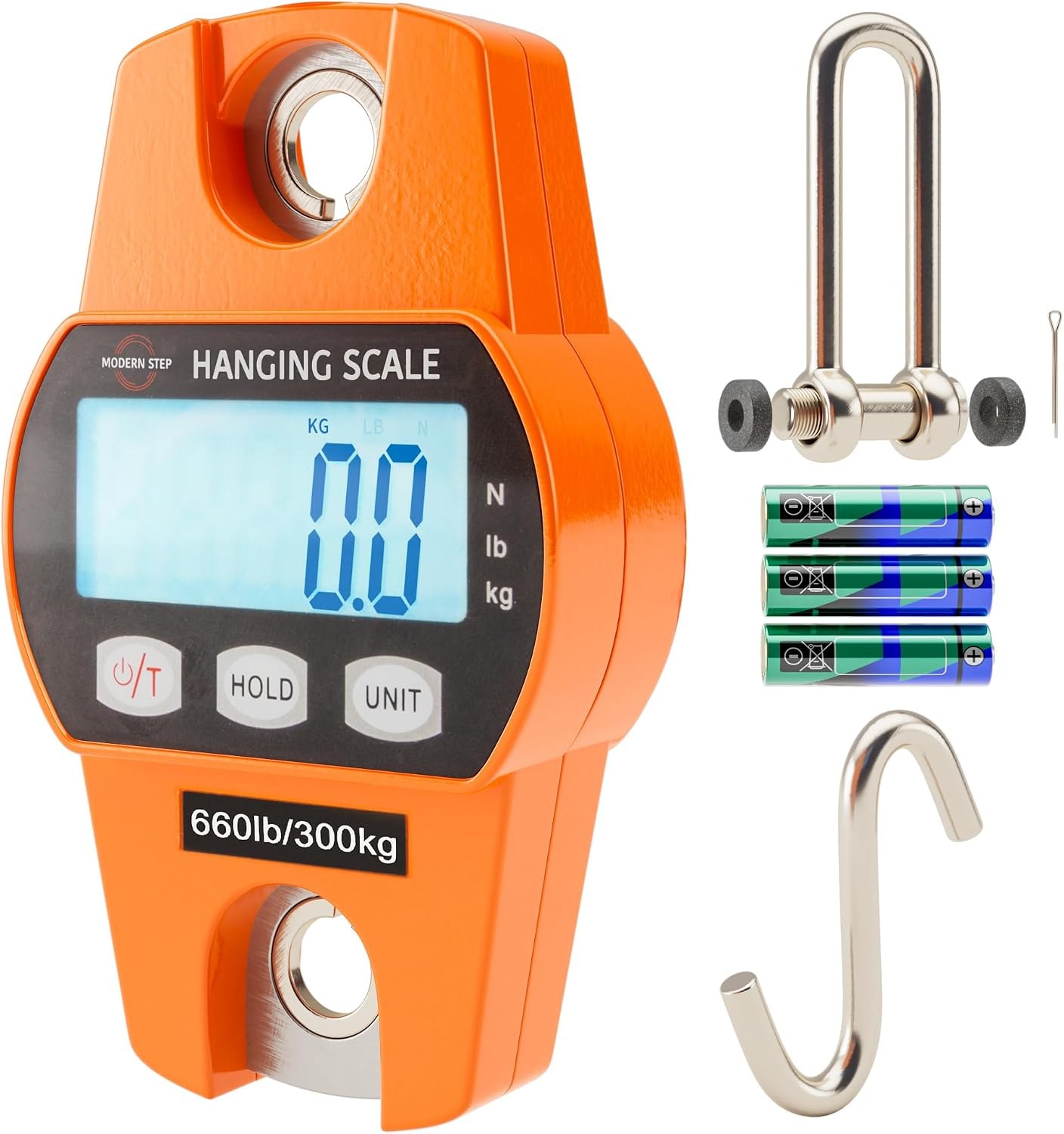 Fishpond Packable Digital Hanging Scale, 110 lb Capacity, Olive