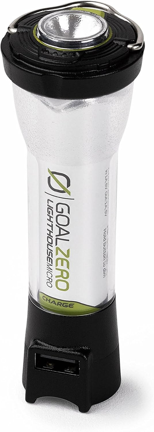 Goal Zero Lighthouse Micro USB Camp Lantern and USB Power Hub, Black
