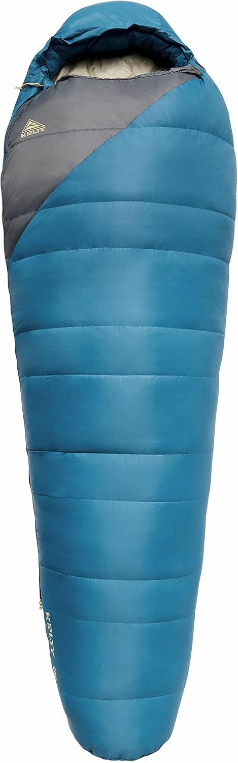 Kelty Cosmic 20 Degree Sleeping Bag, Regular, Blue, Synthetic Insulation