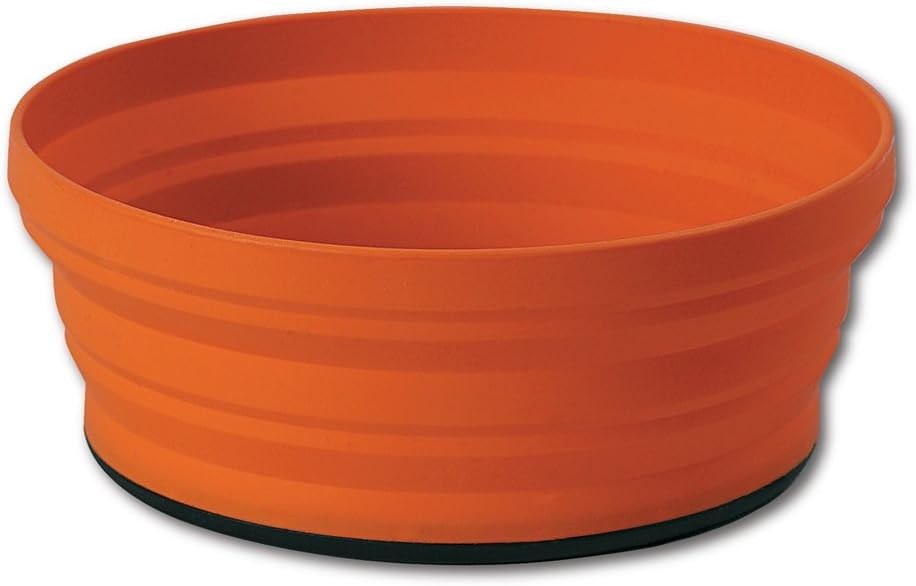 Sea to Summit X-Bowl Collapsible Silicone Camp Bowl, Orange, 22 oz