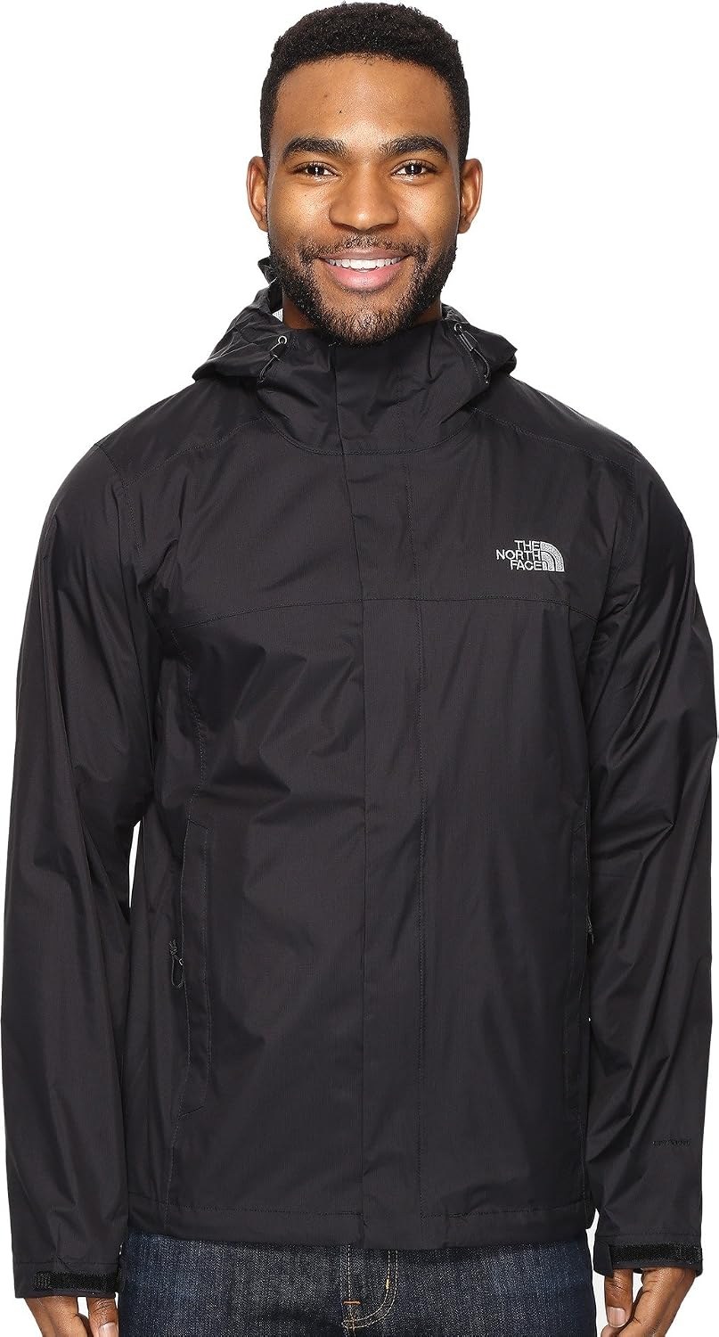 The North Face Venture 2 Rain Jacket, Men's Large, TNF Black, Waterproof